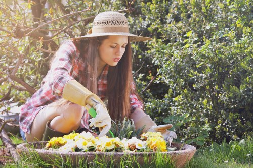 Front garden landscaping with planting services in Heston for curb appeal